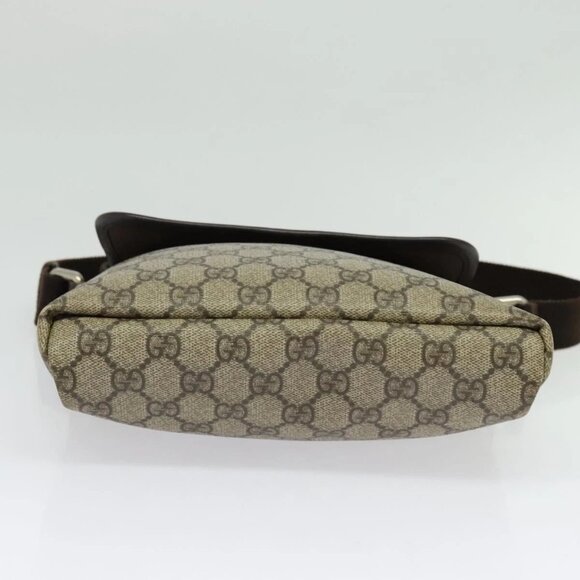 GUCCI GG Supreme Shoulder Bag PVC Beige Silver 223666 Auth ep10673 - Picture 7 of 16